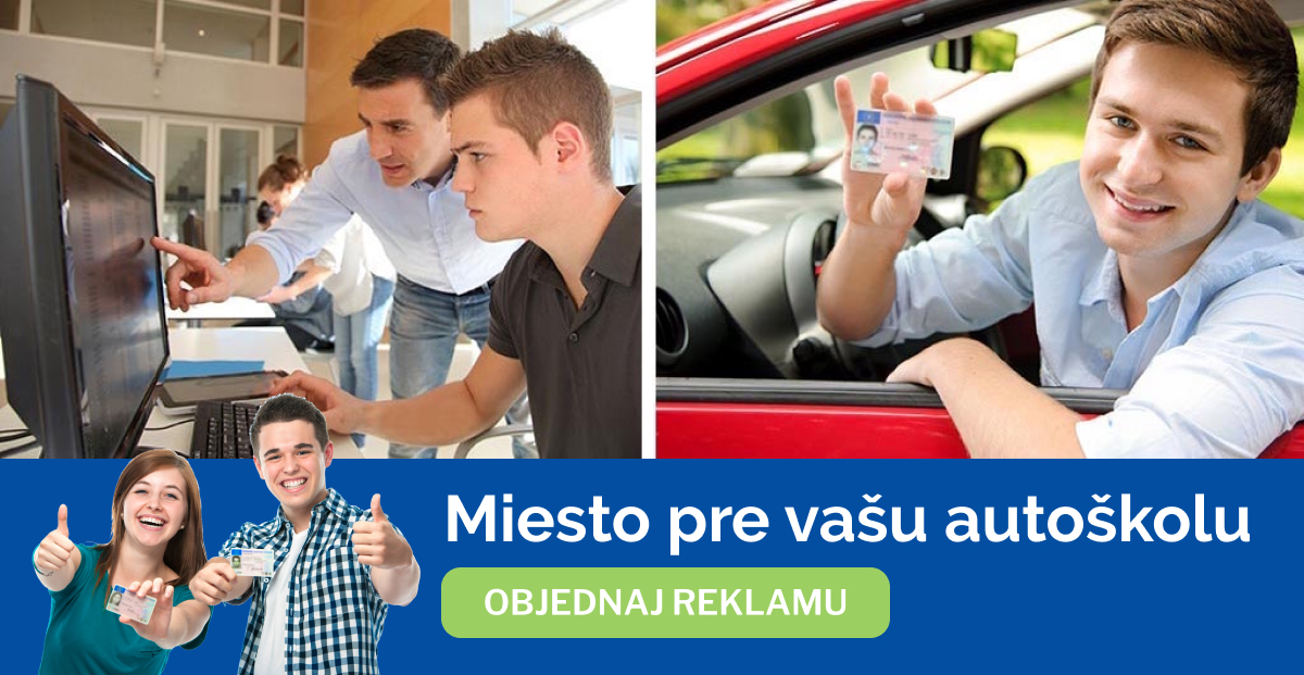 Objednaj reklamný priestor pre vašu autoškolu